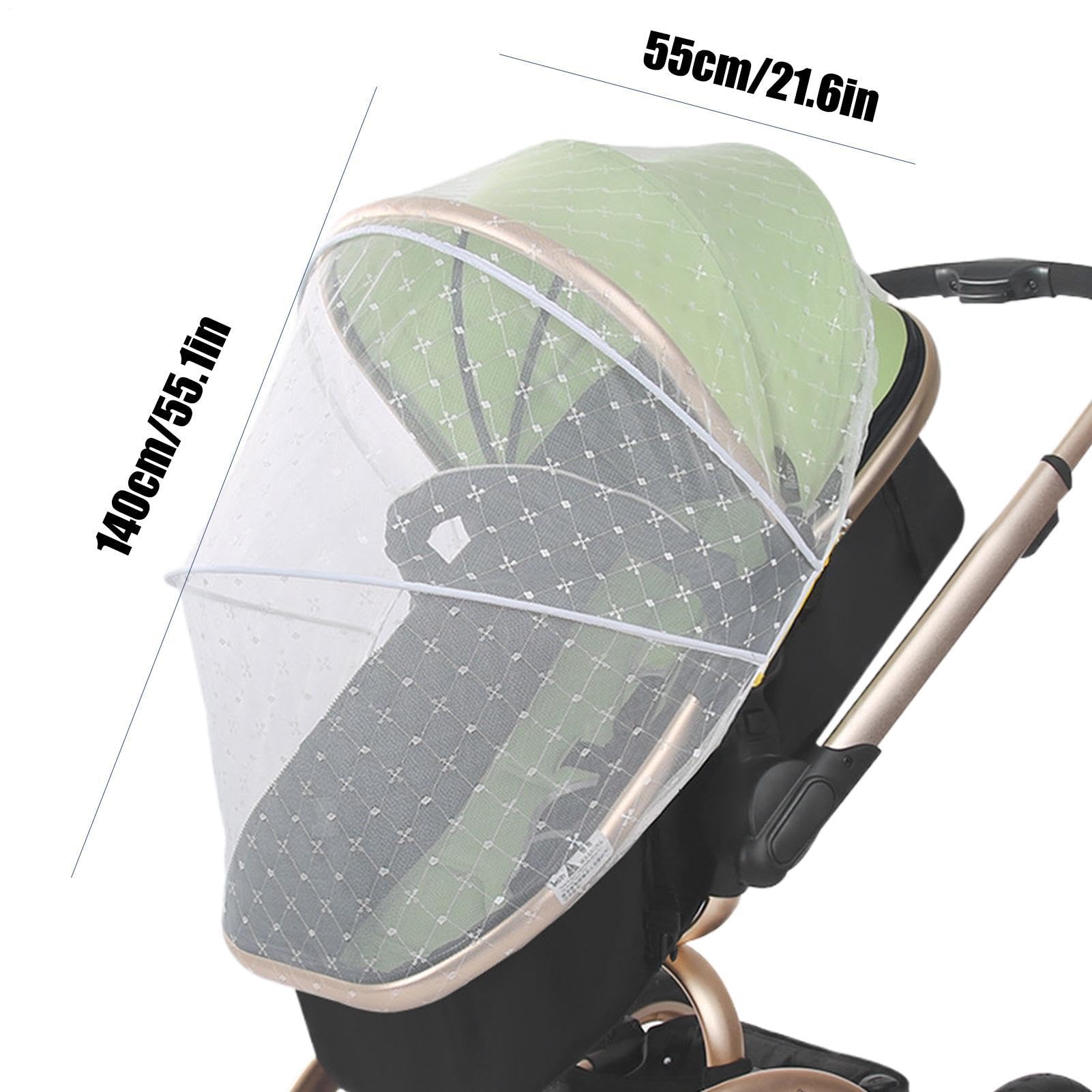 Kinderwagennetz, Stuhlnetz Protective Mesh tragbarer Krippe | Voller Deckwagenzelt, atmungsaktives -Kinderwagen -Netz für Outdoor -Reisen