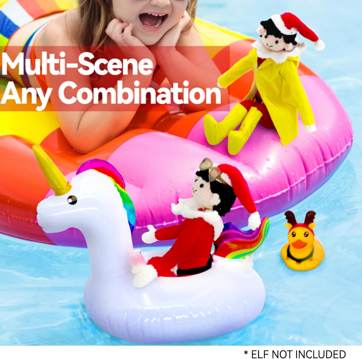 28 Days Elf Kit 2025magical kit Christmas Traditions Elf Activity Kit Elf Magic - 150+ Props 2025 Elf Accessories Christmas Mini Toys For Elf Mischief Elf Clothes Countdown GiftMore Than 24 Days 25 Days