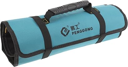OSALADI Bolsa De Enrolar Para Ferramentas Bolsa Organizadora De Rolos De Ferramentas Bolsa De Enrolar Para Ferramentas Bolsa De Enrolar Com Chave Para Eletricistas Bolsa De Enrolar Para