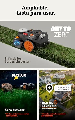 WORX Vision RTK WR306E Robotic Lawnmower, Robotic Lawnmower without Cable Boundary, RTKn Technology + Vision - 4