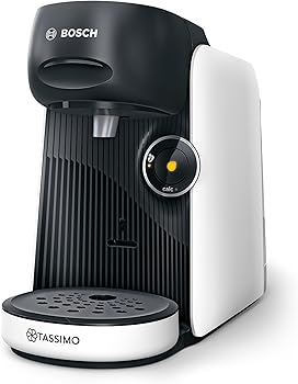 Bosch - Cafetera Tassimo Finesse Friendly,1400W, IntensityBoost, INTELLIBREW™, Blanco, TAS164E4