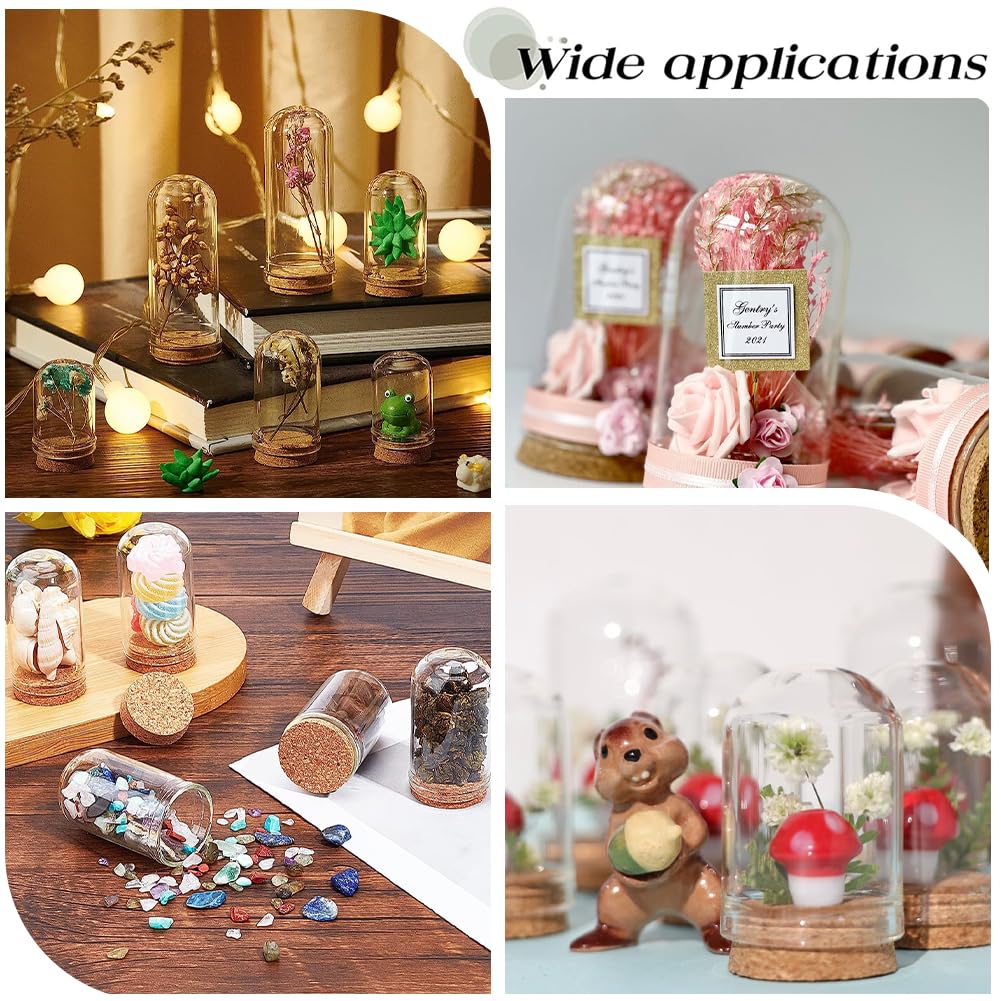 Piatto In Vetro Cm 29 Con Campana Cupola Cloche In Vetro Cm 26 Cod - Foto 2