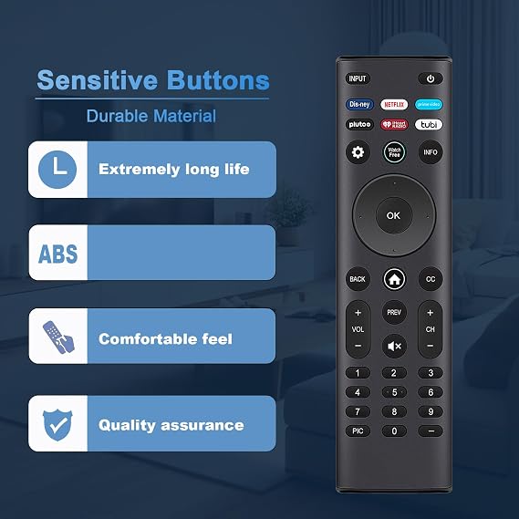 XRT140 XRT140V4 Replace Remote Control Compatible with Vizio TV