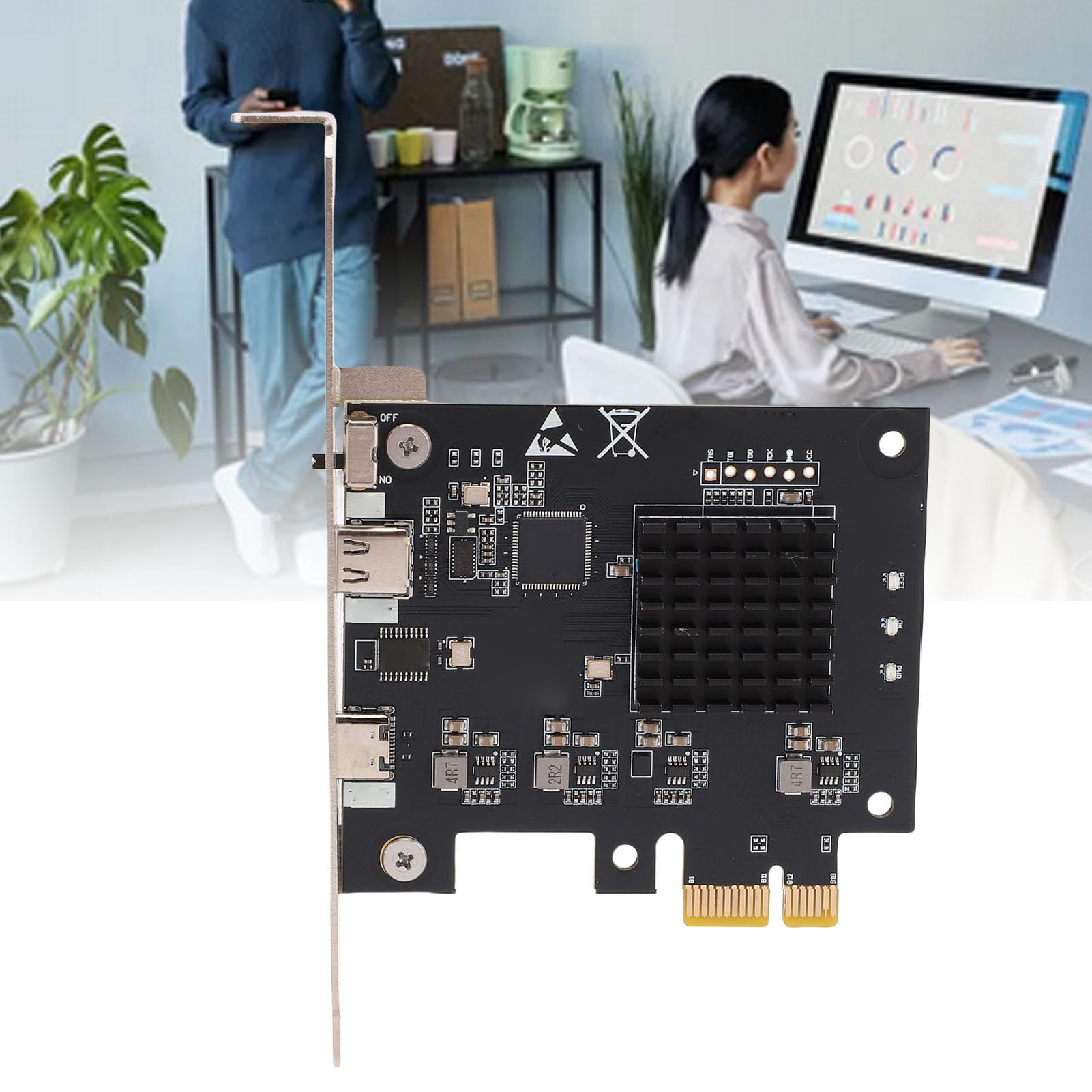 Vikye Tarjeta DMA 75T, Tarjeta de Acceso Directo a Memoria USB-C, Placa de Desarrollo con Capacidad de Flash de Firmware USB FPGA con Controlador de Ratón y Teclado