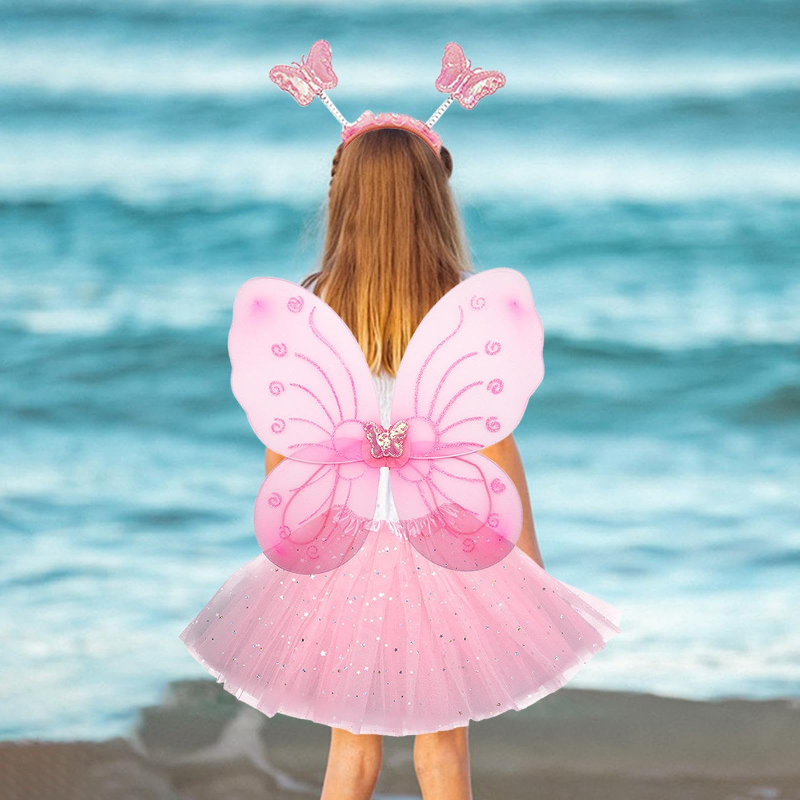 Amazon.co.jp: [Simhoa] 女の子の妖精の衣装蝶の羽の衣装子供