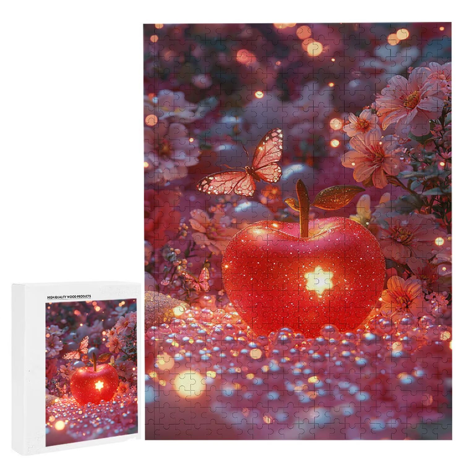 1500 Pezzi di Puzzle, mela1500 Pezzi di Puzzle per Adulti, Regalo di Anniversario, Regalo di Natale, Decorazione Della Casa, Prevenzione Della Degenerazione Cerebrale Negli Anziani v-663