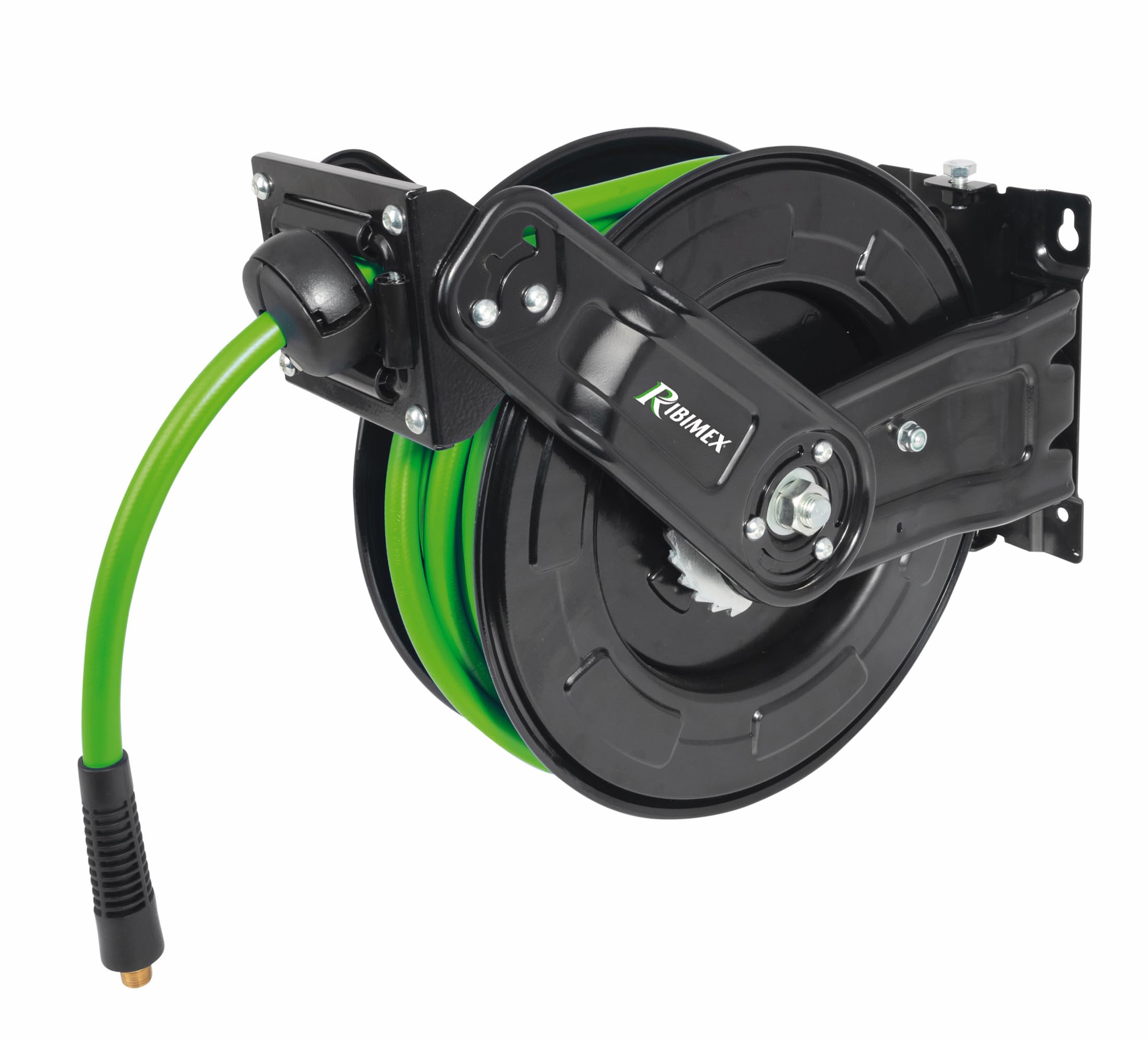RIBIMEX - PRDATRM163 - Carrete de manguera de aire automático Pro15 m
