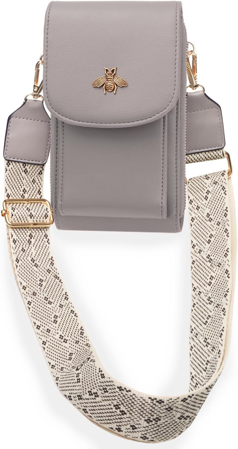 CrossBody Bags with Touchscreen Cell Phone Purse Window Zipper Pocket,RFID Blocking Card Holder iPhone bag for Women - Image 6