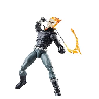 Marvel Legends Series Ghost Rider (Danny Ketch) with Motorcycle, Marvel 85th Anniversary Comics Collectible 6-Inch Action Figure