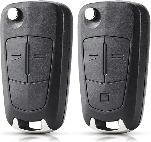 Miniatura 7 de Fundas para llave de coche para Opel Astra Corsa Vectra Zafira, funda plegable para llave de coche, 2 botones