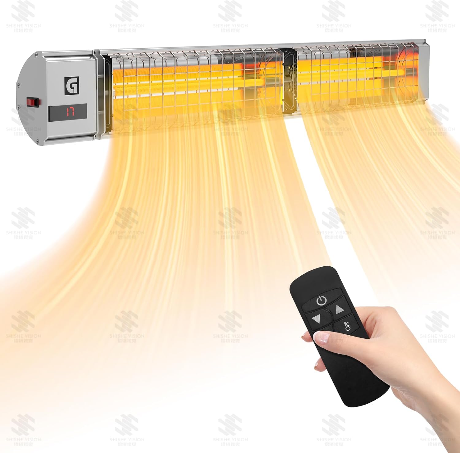 Amazon.com: Wall Mounted Heater, Electric Patio Heater,10,260 BTU ...