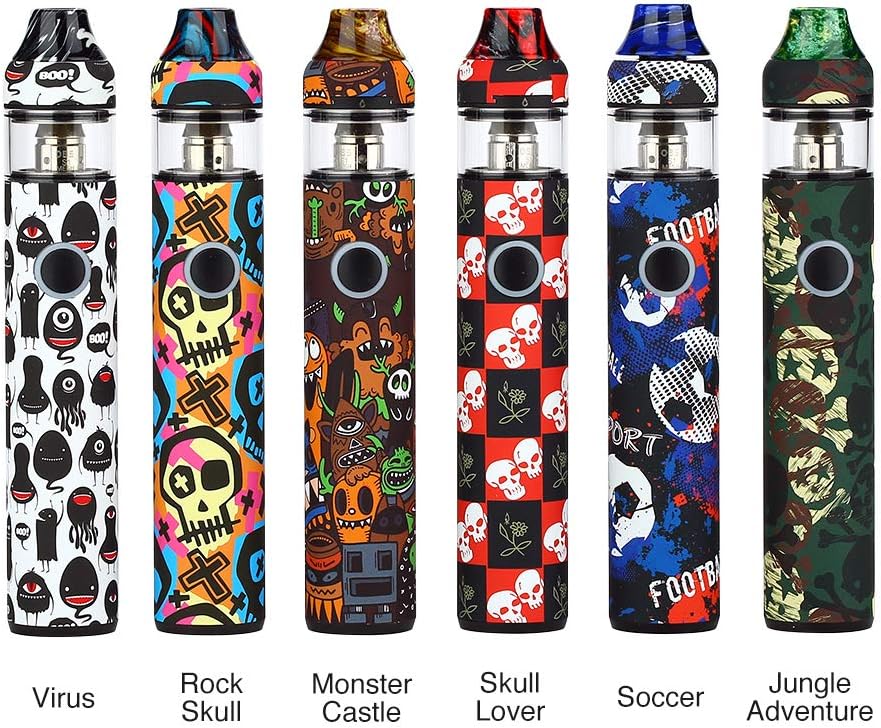 OBS KFB2 Kit 1500mAh Battery with 2X Spare Coils 1x Extra O-Ring No Nicotine TPD Compliant (Monster Castle)