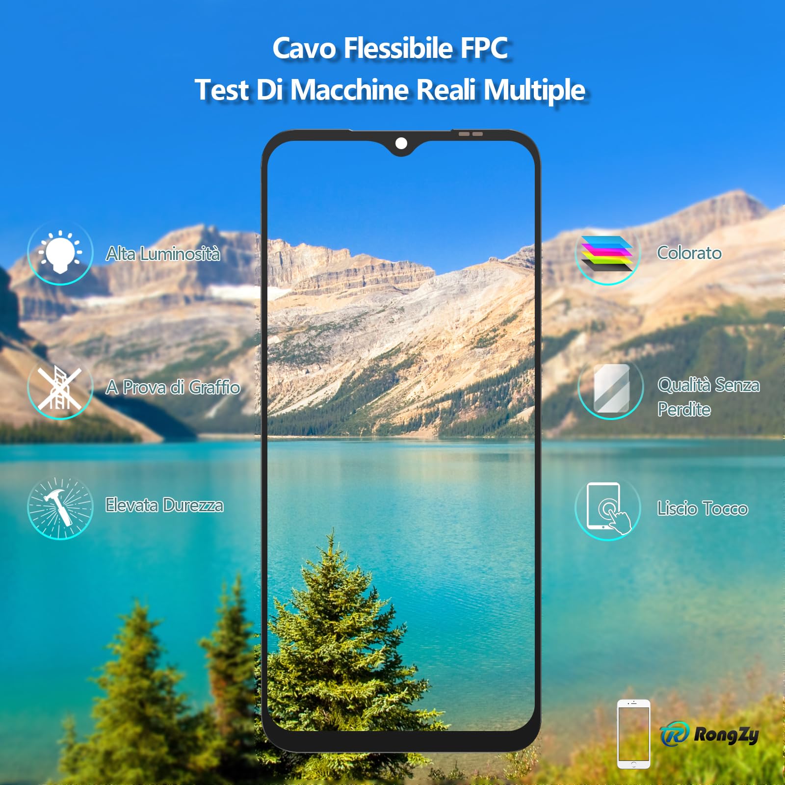 RongZy LCD Schermo per Samsung Galaxy A14 5G di Ricambio Display Touch Screen Digitizer Parti di Riparazione per Samsung Galaxy A14 5G A146P LCD Display con Strumenti(Nero, 6.6")