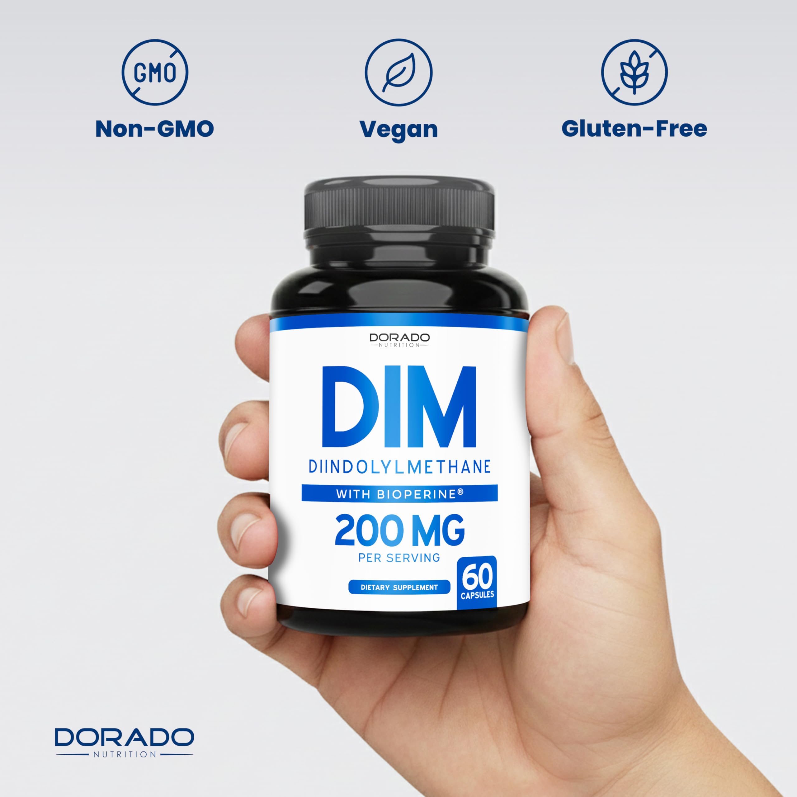 DIM Supplement 200mg for Women & Men, Estrogen Balance, 60 Capsules — Amazon image 7