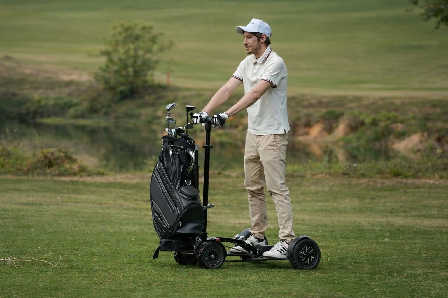 Gooter E-CadPro Elektro Golf Caddy Stand-Up Scooter