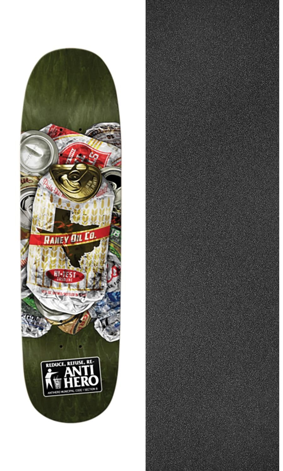 Anti Hero Skateboards Raney Beres Refuse Skateboard Deck - 8.63