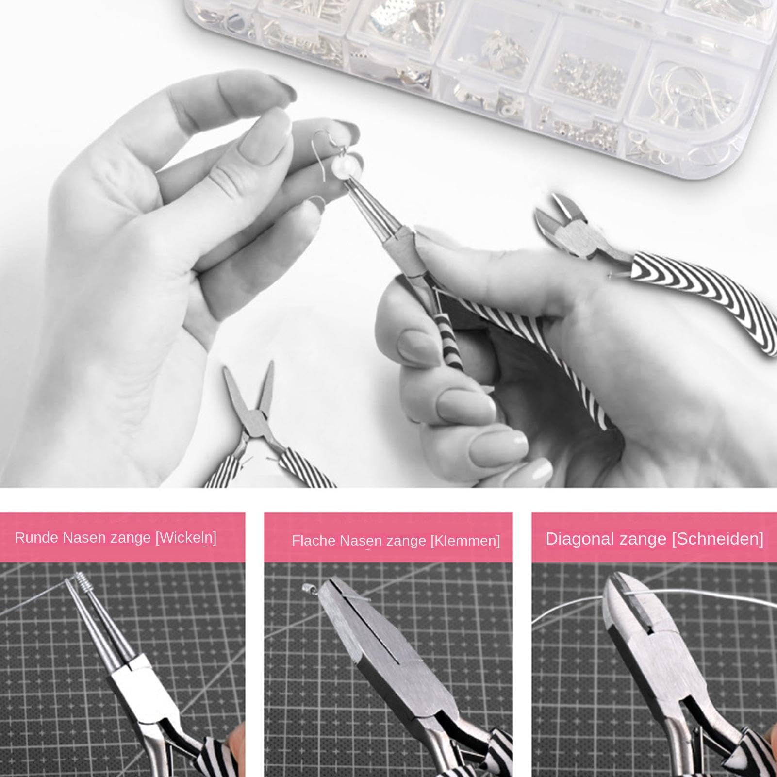 Ensemble d'outils de pinces à bijoux, ensemble d'outils de pinces pour la