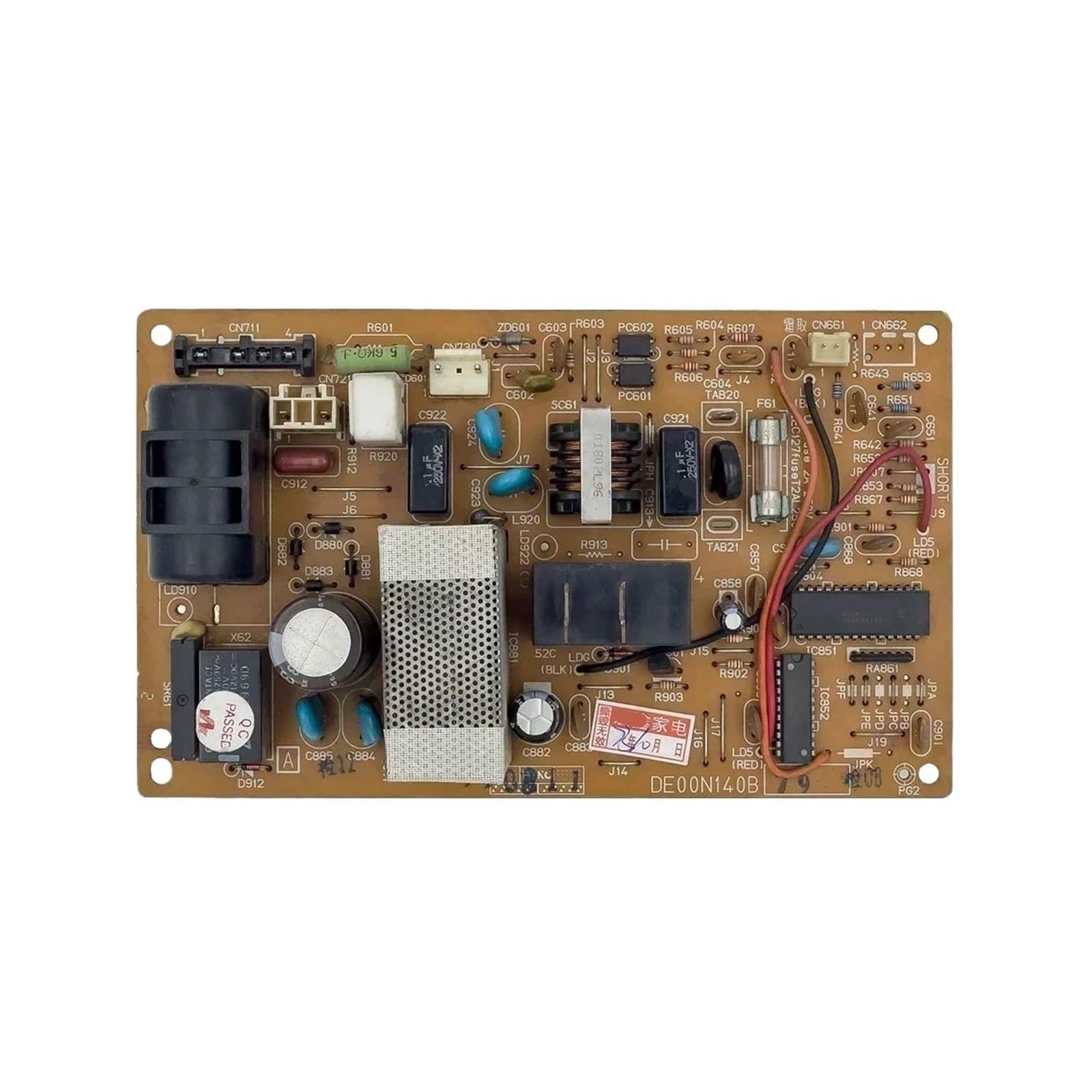 Air Conditioner Control Board Outdoor Unit Accessories，Compatible For Mitsubishi， DE00N140B DE00N063B Circuit PCB Replace Part(DE00N140B-A)