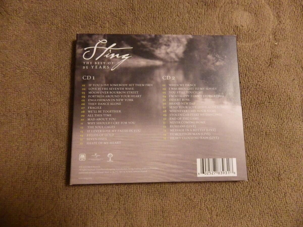 新品　スティング 25イヤーズ ベスト・オブ・25イヤーズ＜通常盤＞/Sting