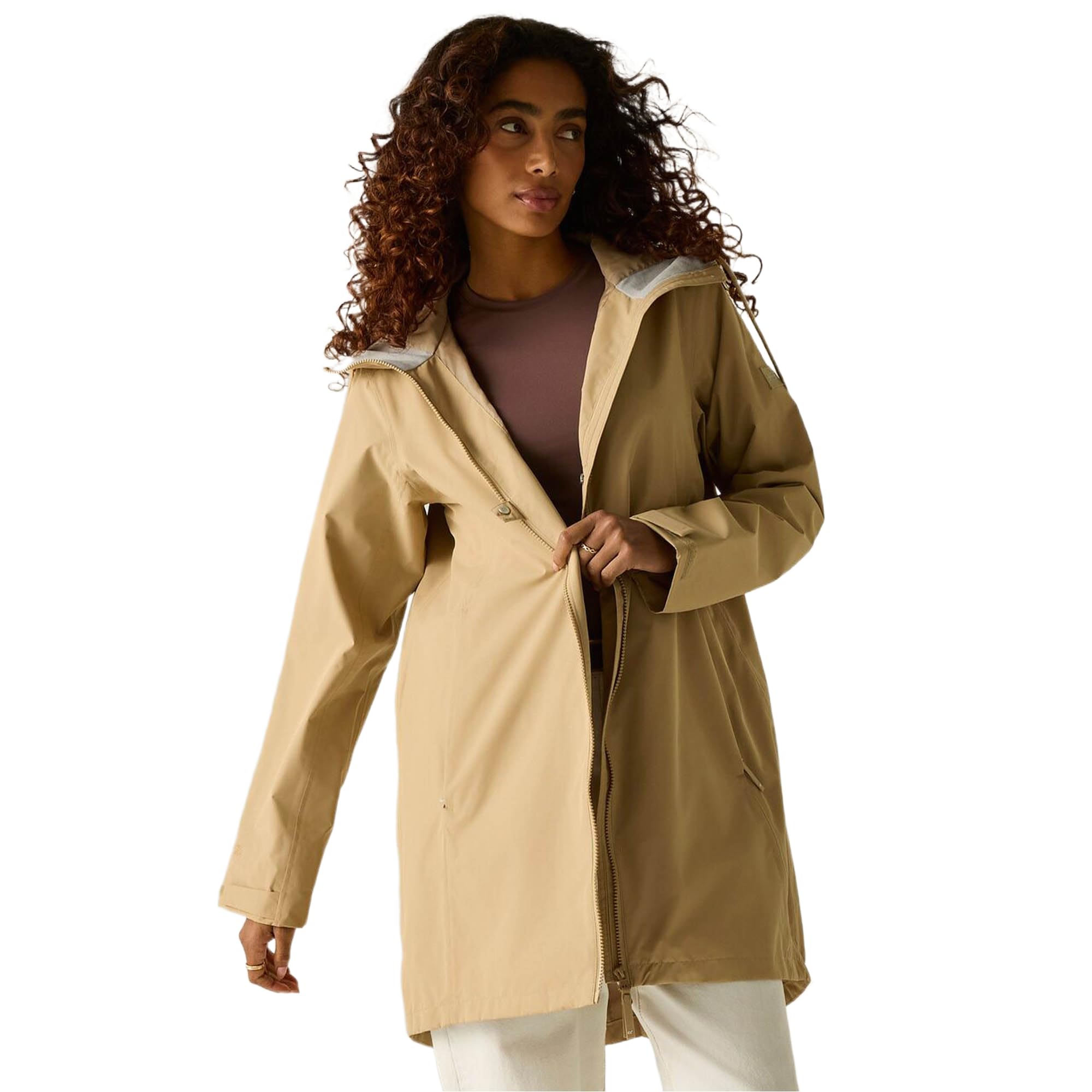 Regatta Womens Brianka Waterproof Shell Jacket Breathable Walking Coat