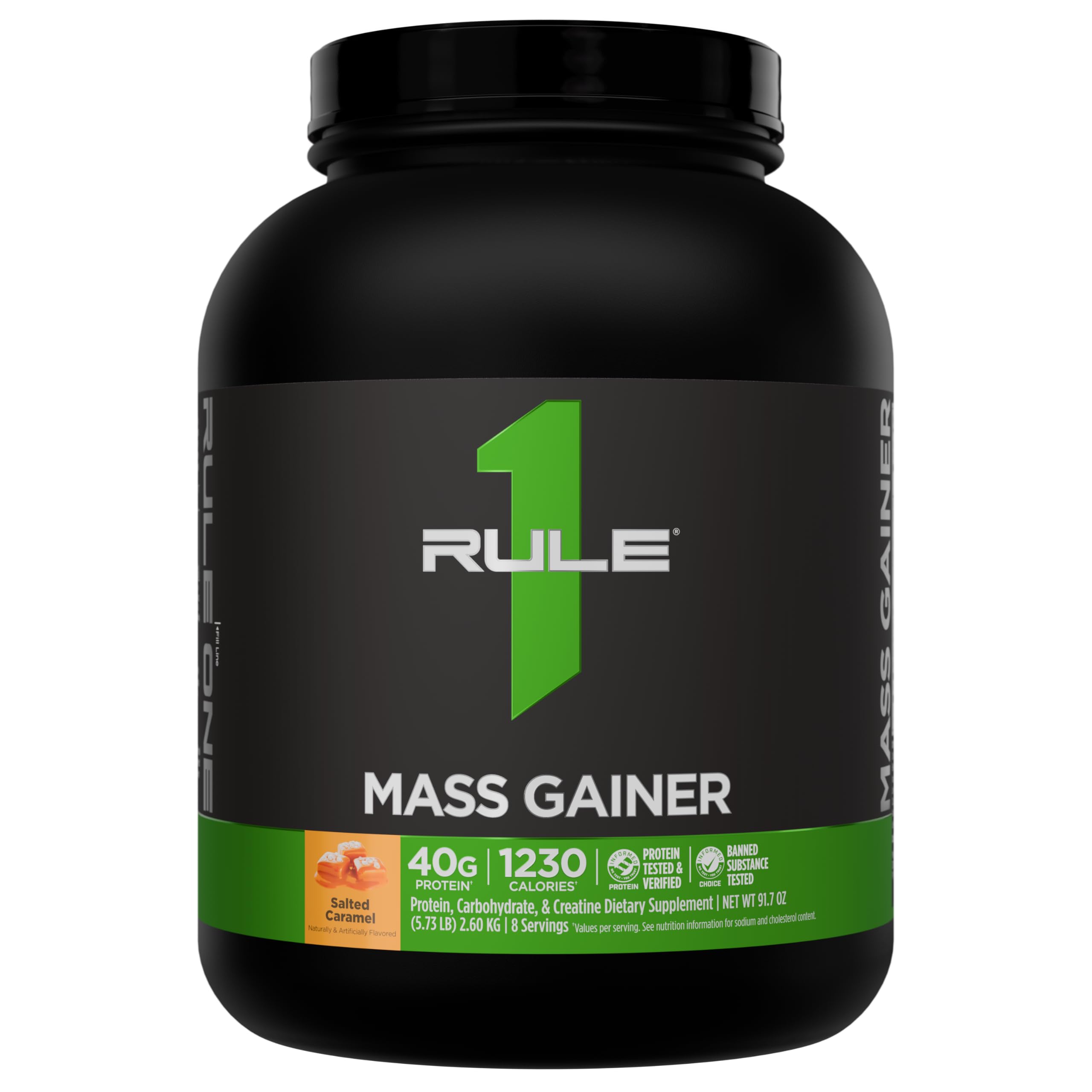 Rule 1 Proteins Mass Gainer, Strawberries & Crème, 8 Servings — Amazon image 15