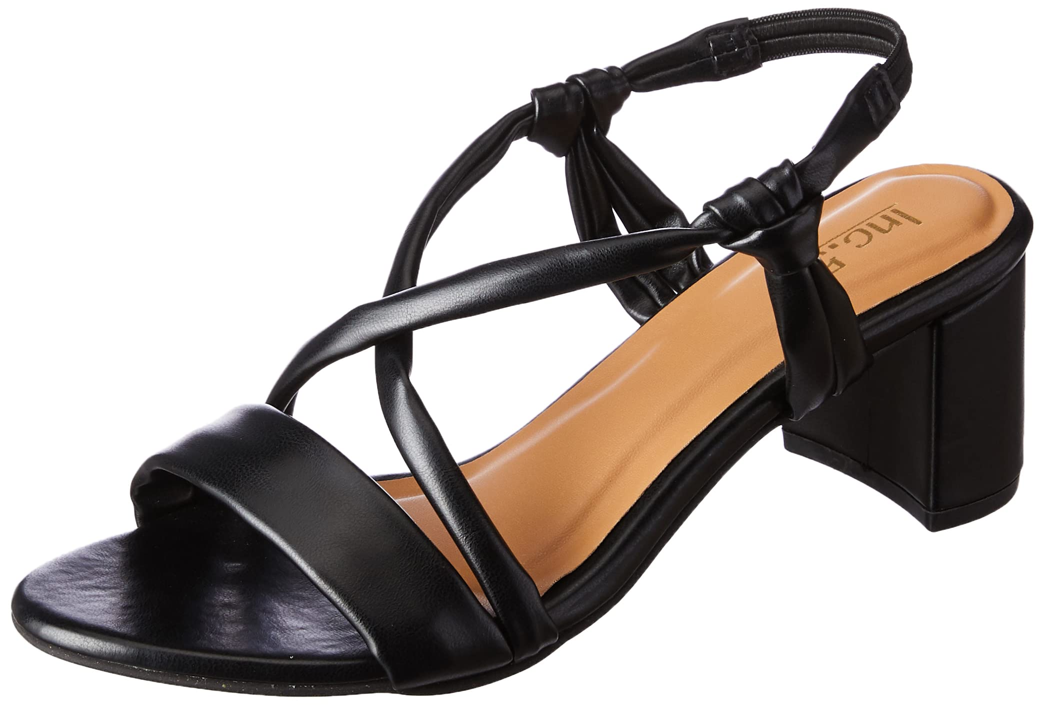 Inc.5 Block Heel Fashion Sandal For Women_990114_BLACK_3_UK (B0BGKXVRMN) Amazon Price History, Amazon Price Tracker