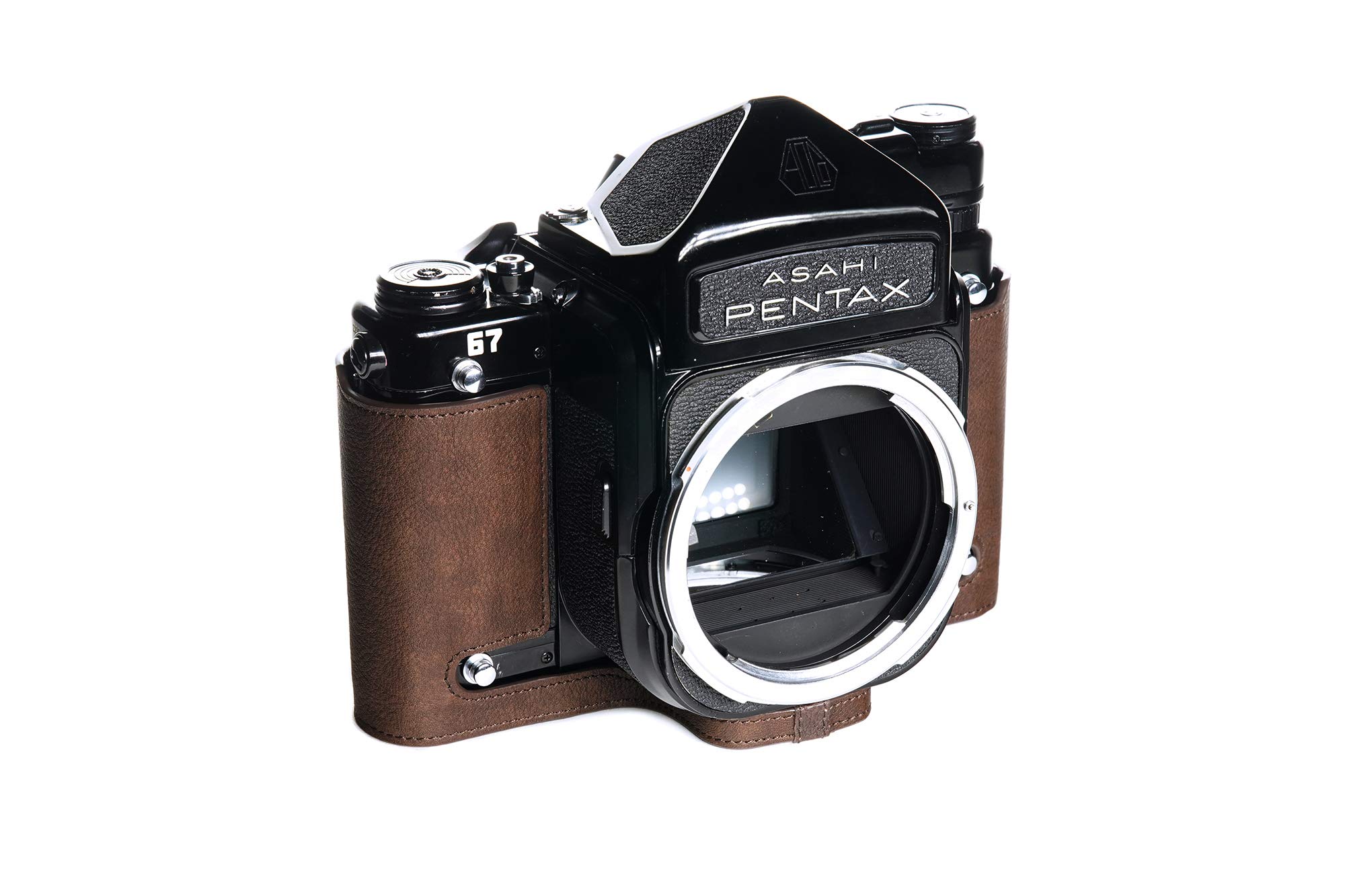 Amazon.co.jp: BolinUS Pentax 67 6X7 TTLケース ハンドメイド 本革