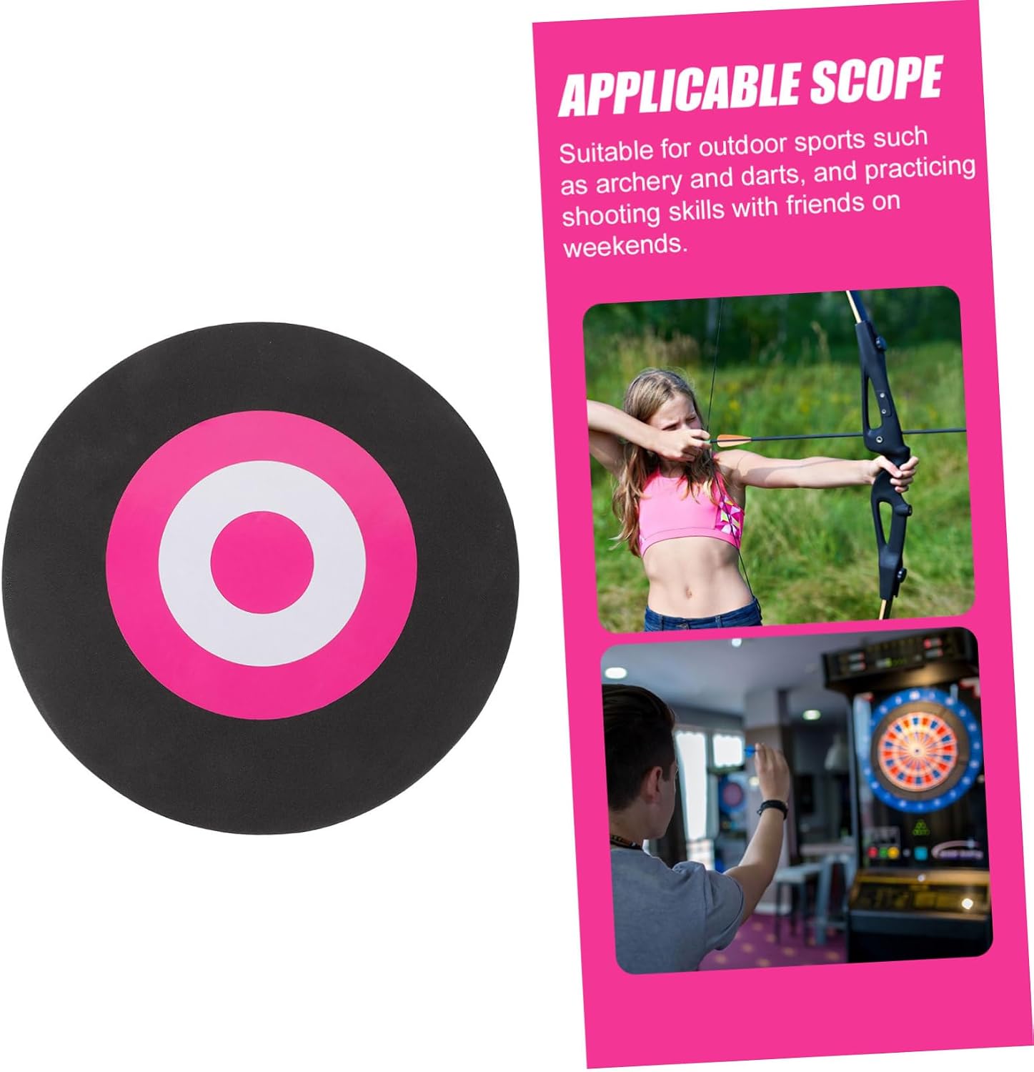Eva Archery Target Portable Moving Bow Outdoor Arrow Practice Target Scoring Ring for Compound Bow