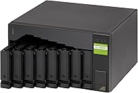 Vista 3 de QNAP TL-D800C Caja de almacenamiento JBOD de escritorio de 8 bahías con conectividad USB 3.2 Gen 2 Tipo-C