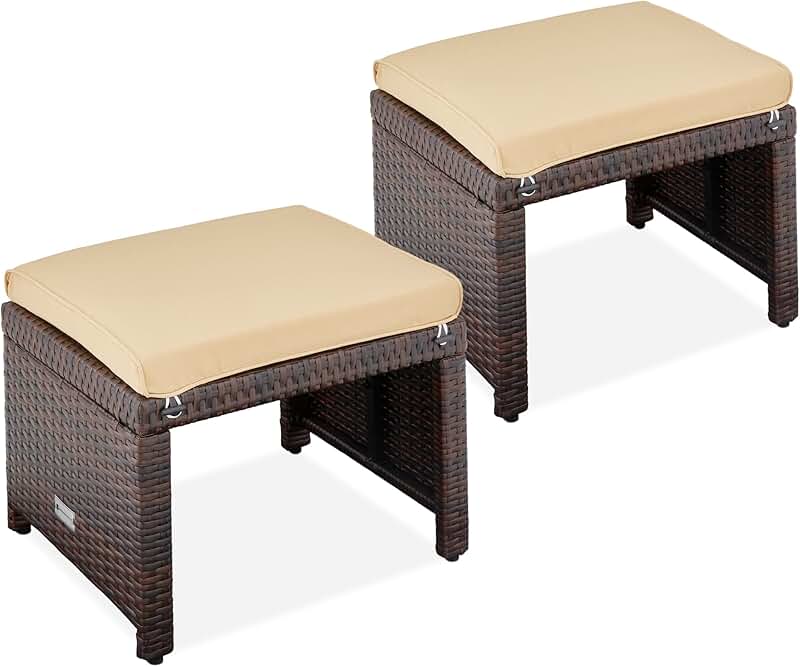 Amazon.com: Patio Ottomans - Patio Ottomans / Patio Seating: Patio ...