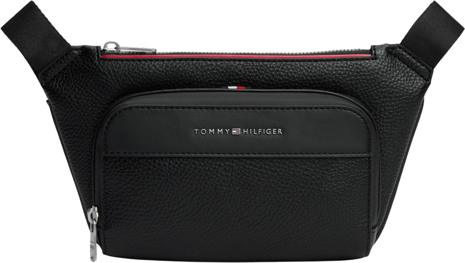 Tommy Hilfiger Marsupio da uomo Th Central Bumbag AM0AM14755, nero (nero), taglia unica
