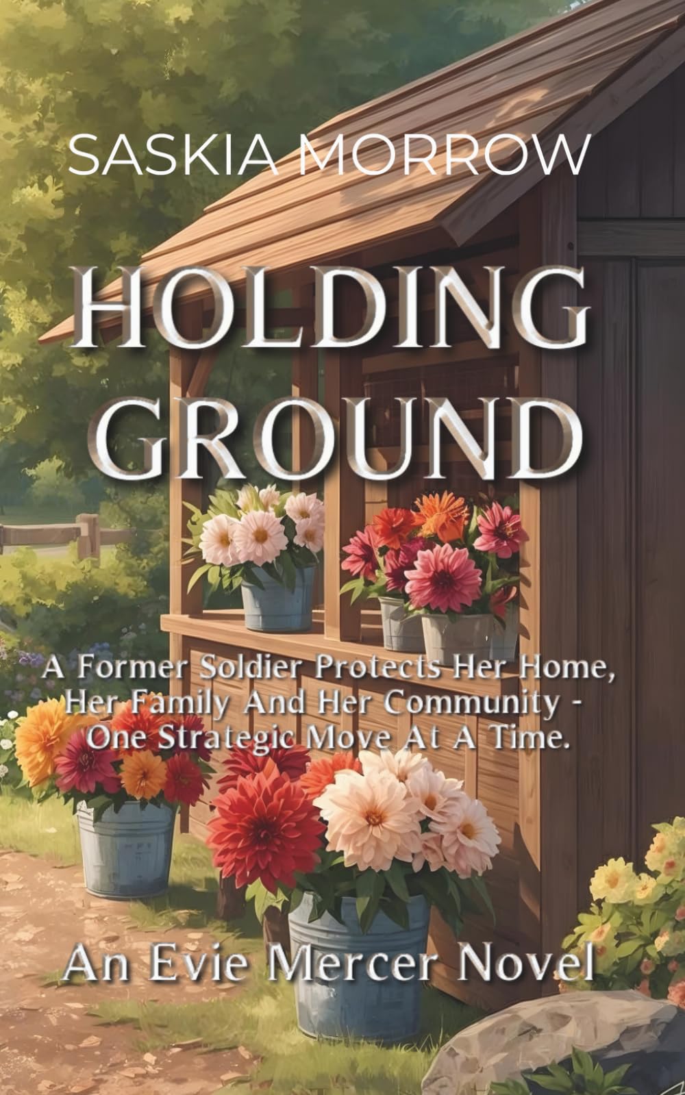 HOLDING GROUND: A Former Soldier Protects Her Home, Her Family, and Her Community—One Strategic Move at a Time An Evie Mercer Novel
