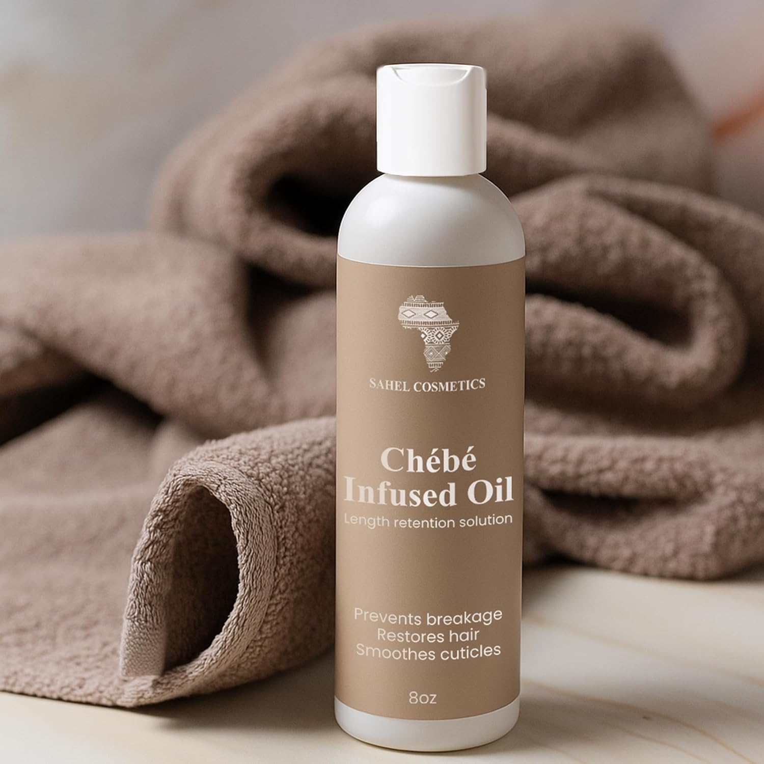 Sahel cosmetics Chebe Infused Oil, Natural Hair Strengthening Nourishment to minimize breakage and promote length retention (4 oz) - Image 4