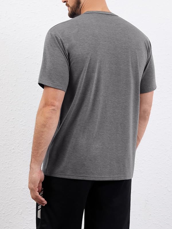 Mens T Shirts Short Sleeve 2026 V Neck Basic Casual Pocket Tee Shirts by UNCLECAT - Used condition - Image 2