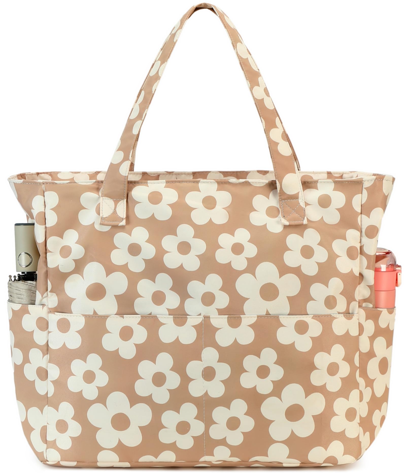 Bluboon Beach Bags for Women, Large Waterproof Tote Bag With Wet Compartment for Pool Weekender Travel Gym