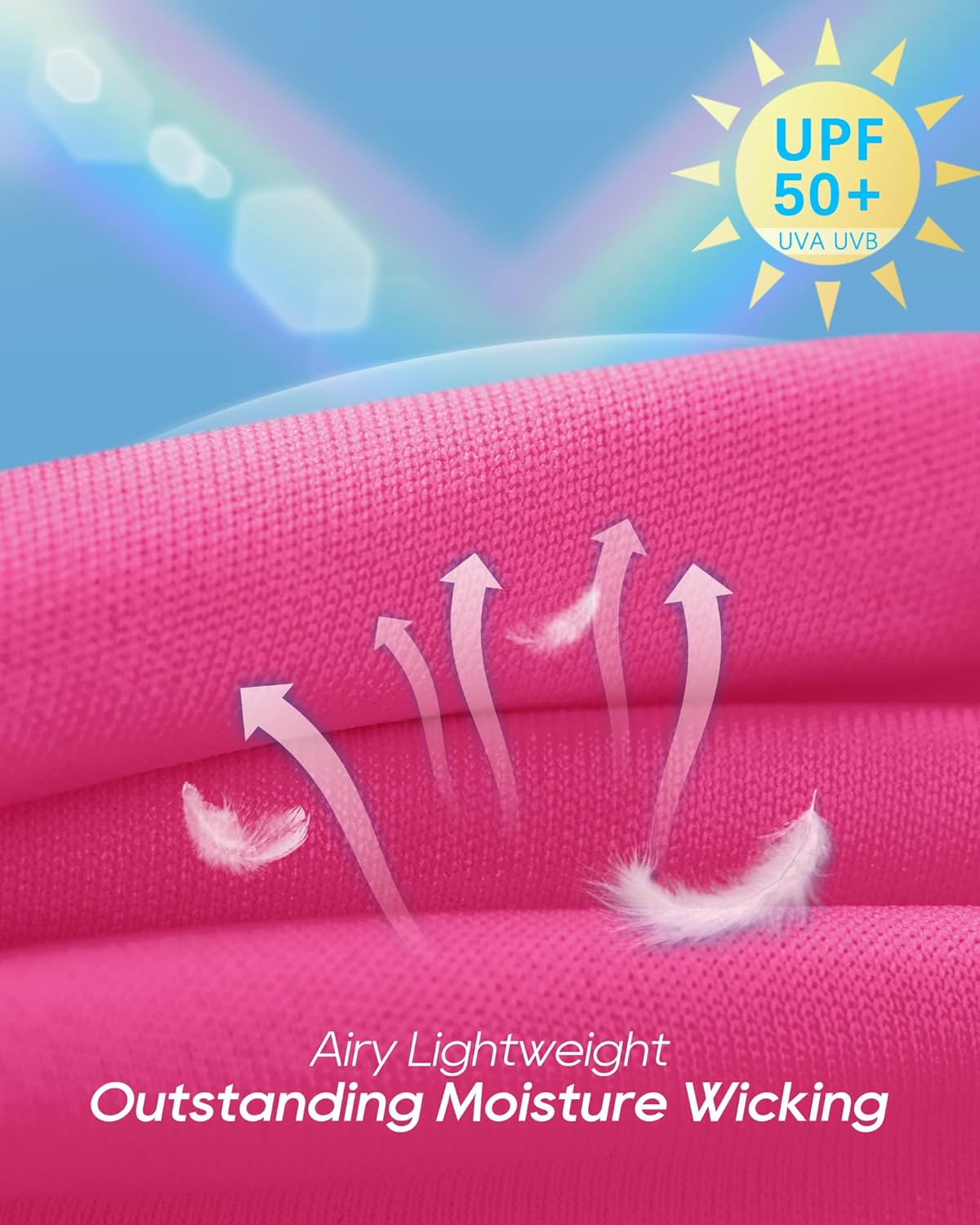 G4Free Lightweight Maternity Long Sleeve Workout Tops UPF 50+ Rash Guard Half Zip Sun Shirts Ruches Pregnancy Pullover - Image 3