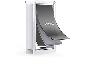 Baboni 3-Flap Pet Door for Walls: The Ultimate XL Pet Door for Larger Animals
