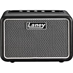 Laney MINI-STB-SUPERG-2 6W Bluetooth Battery Powered Guitar Amp – Compact Amp with Clean/Drive Channels, Delay, LSI Smartphone Input, AUX In, Headphone Out & Free Ultimate Guitar Subscription