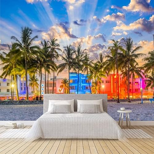 Miniatura 2 de Seascape During Sundown - Papel pintado decorativo para decoración del hogar y el dormitorio