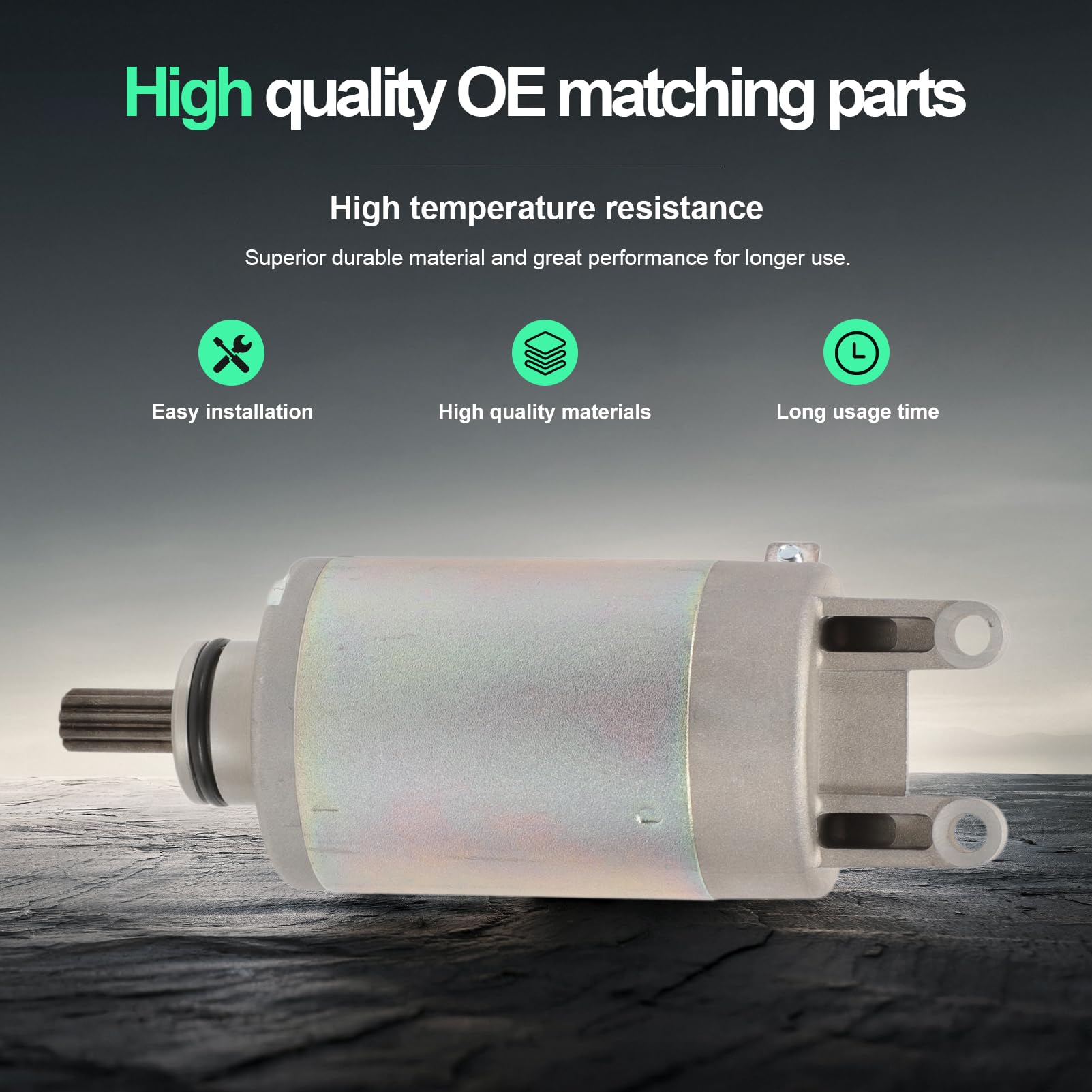 Avviatore compatibile con Suzuki AN 250 400 Burgman, UC 125 Epicuro, UX 125 150 Sixteen, UH 125 150 200 Burgman