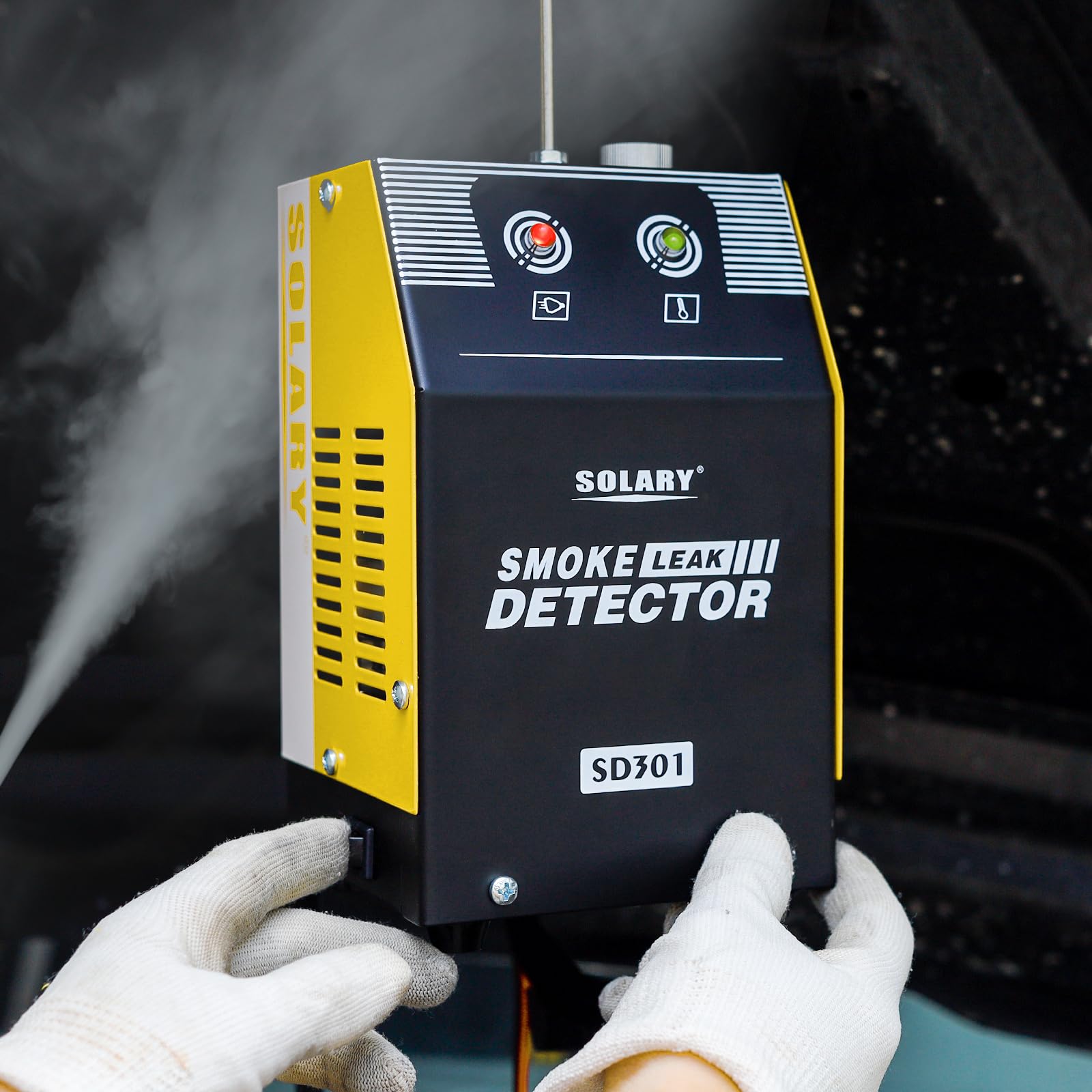 Solary Automobile - Rilevatore di perdite in EVAP con pompa ad aria integrata, sensore di pressione per sistemi di tubi e sistemi di carburante, dispositivo diagnostico a vuoto da 12 V per tutti i