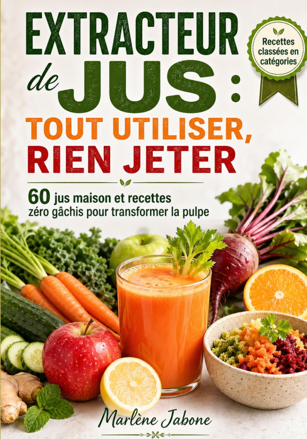 Extracteur de jus : tout utiliser, rien jeter: 60 jus maison et recettes zéro gâchis pour transformer la pulpe