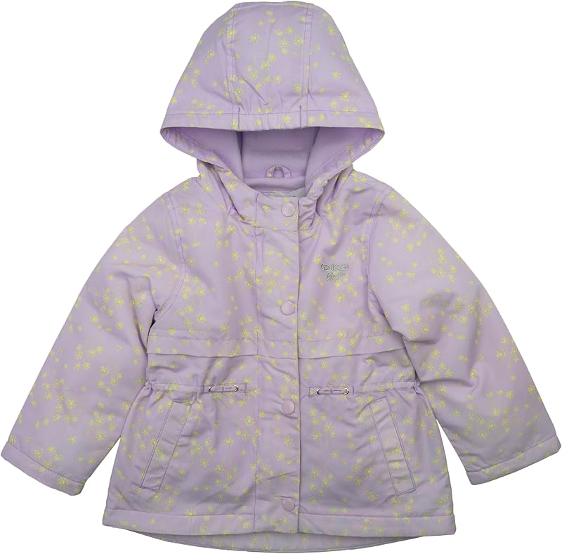 Toddler/Littile Girls' Midweight Fleece Transitional Jacket, Lilac, 5/6