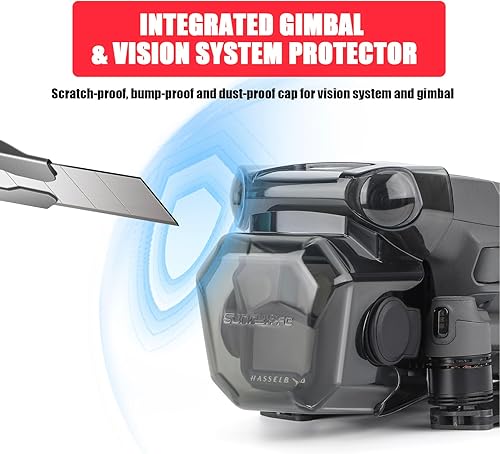 Miniatura 3 de Mavic 3 pro cubierta de lente para DJI Mavic 3pro Drone RC Accesorios Gimbal Protector Sun Hood Lock Cap Parasol Shell Guard Case