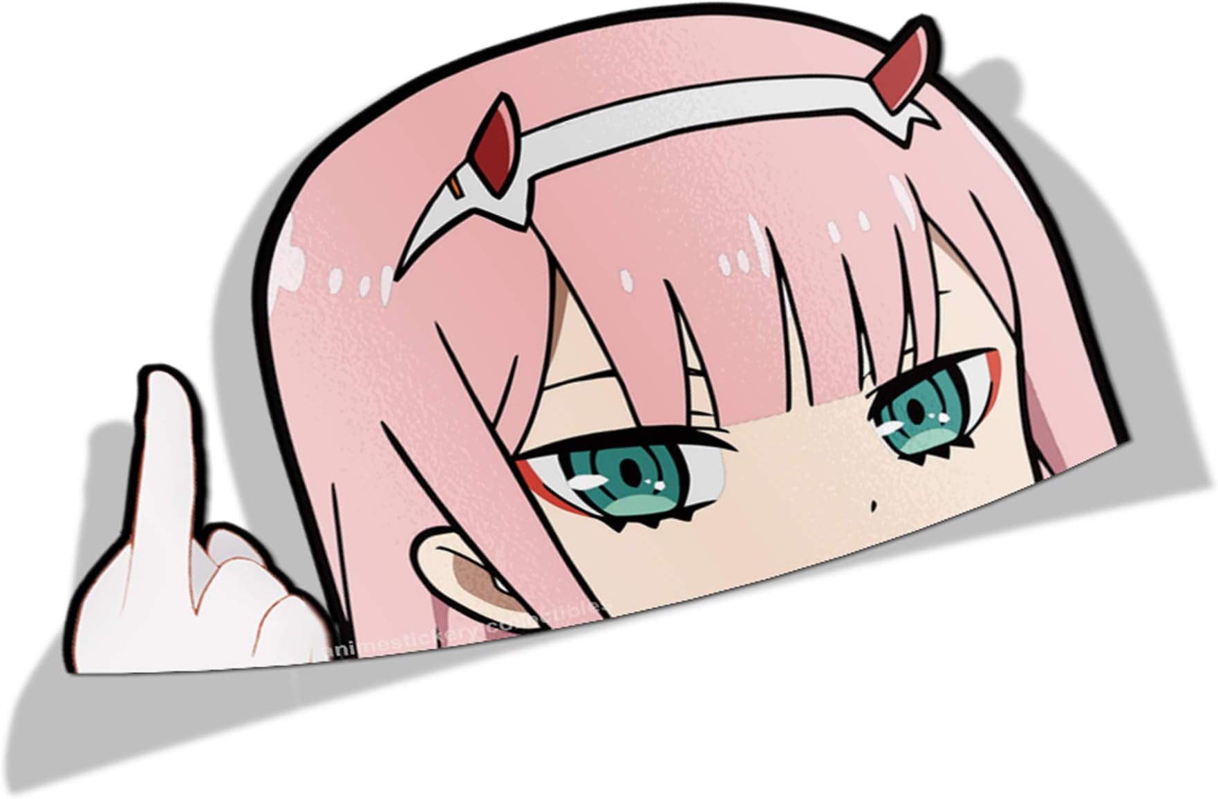 Darling in The FRANXX - Big Head - Anime Vinyl Transfer Stickers 002 (3.6" x 6")