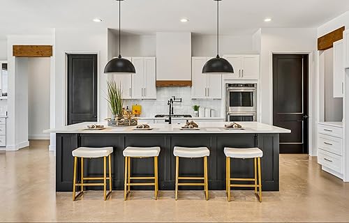 Miniatura 3 de Steel Lighting Co. Melrose - Lámpara colgante | Montaje en techo | Cúpula redonda de 18 pulgadas | Estilo moderno contemporáneo de granja fabricado