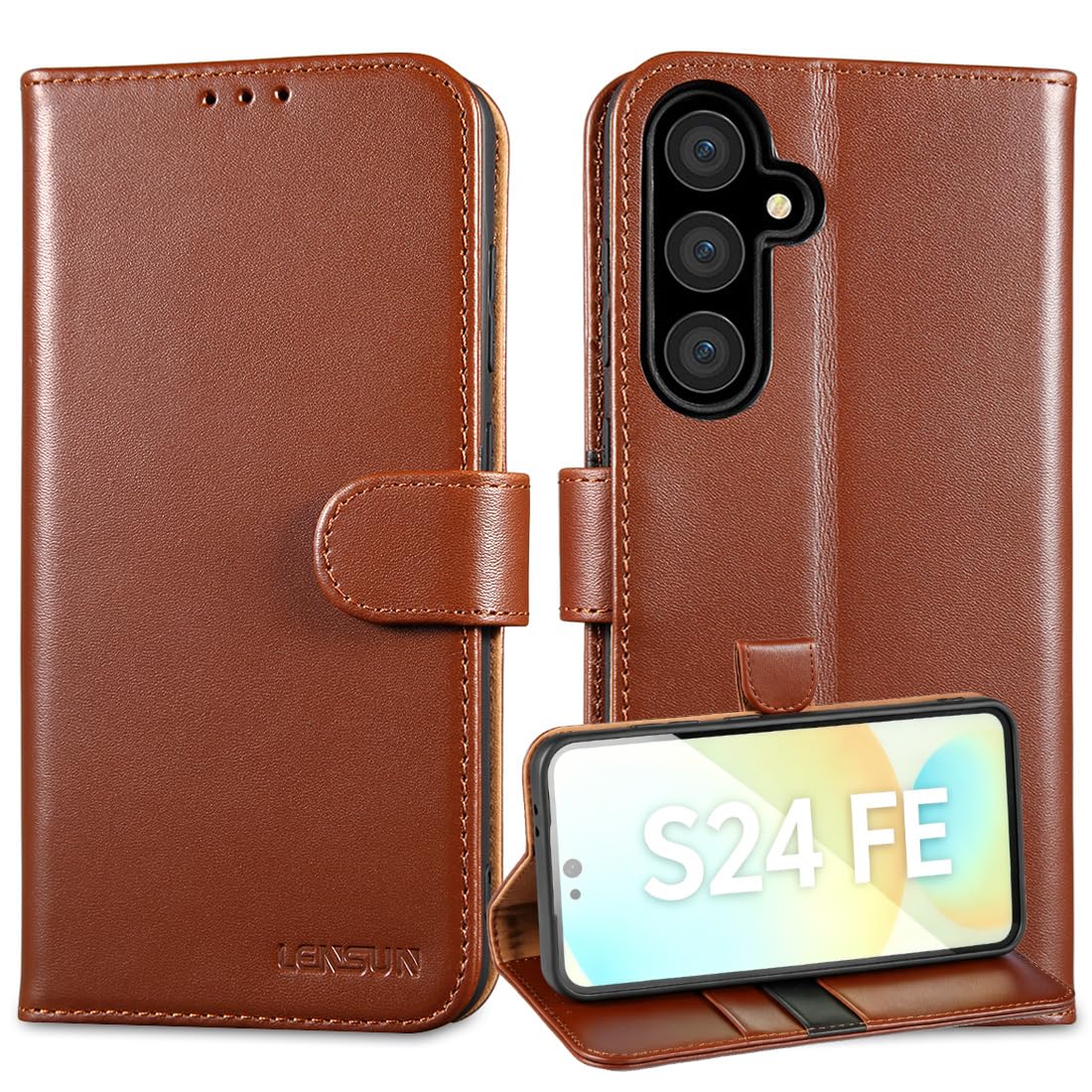 Funda libro Galaxy S24 FE para el día a día en la oficina o ciudad 8