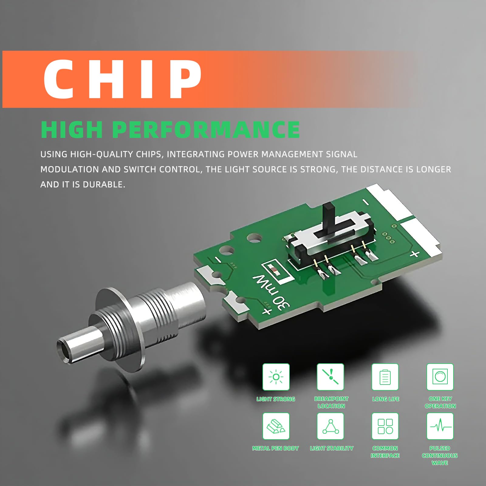 Localizador visual de fallas de 30 mW, pluma probadora de cable de fibra óptica FTTH, compatible con interfaz de 2,5 mm (SC/FC/ST), Herramienta VFL