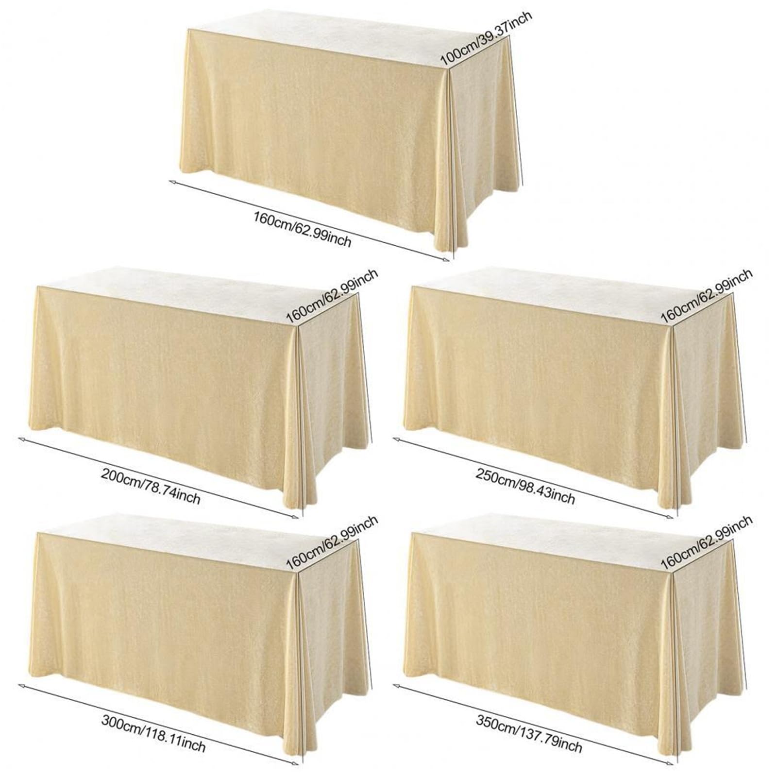Mantel Rectangular for Banquetes, Fiestas, restaurantes, hoteles y conferencias Mantel de Conferencia(Black XXL)