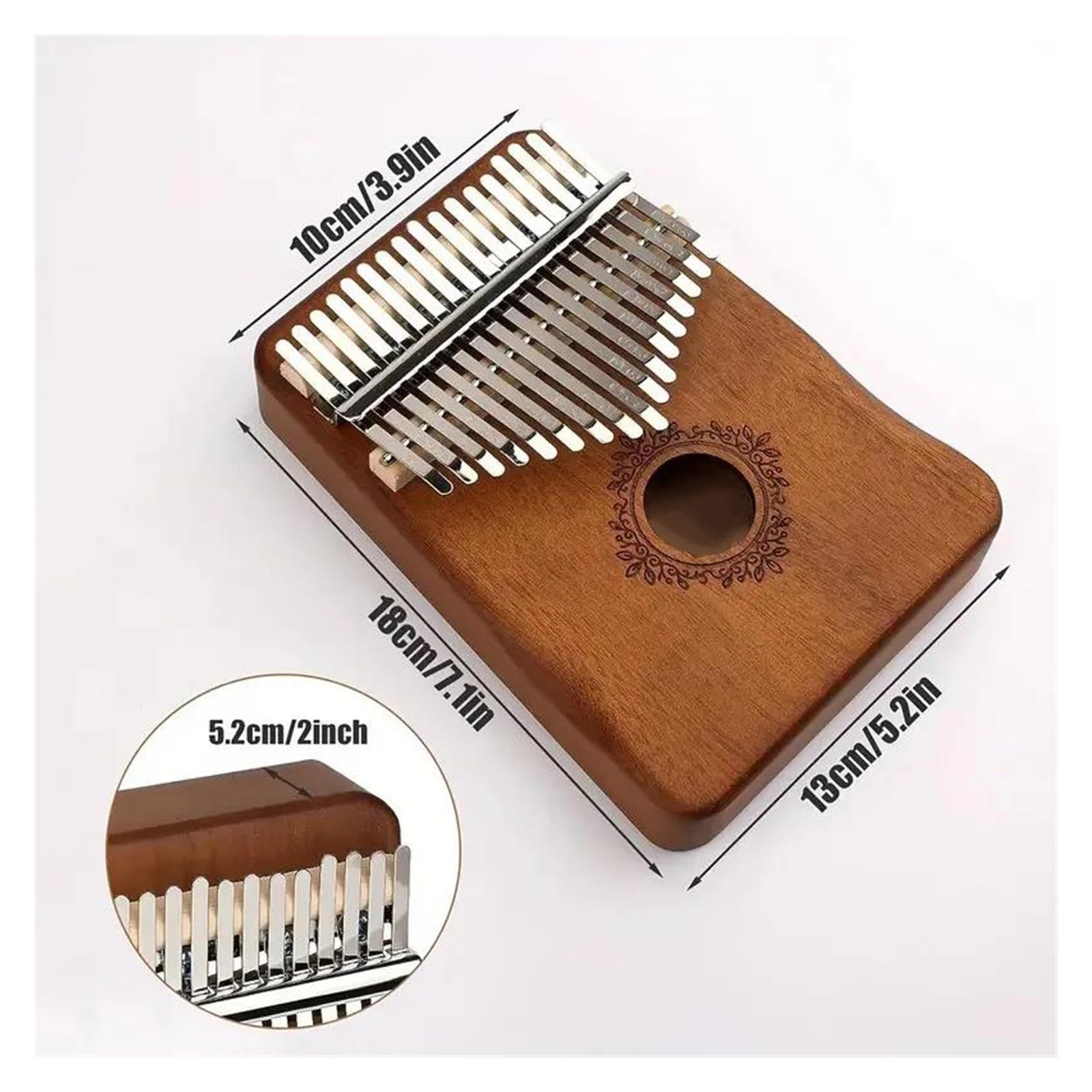 Un Regalo Profesional Para Principiantes Un Teclado Kalimba De Madera De 17 Teclas